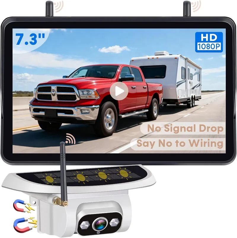 PEMACOM Pemacom Wireless Backup Camera for Towable-RV